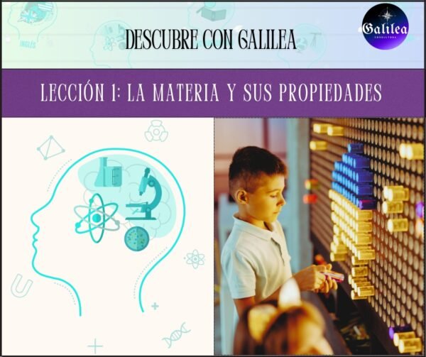 Materia y sus propiedades. Actividad de ciencias sobre las propiedades de la materia para preescolar y primaria
